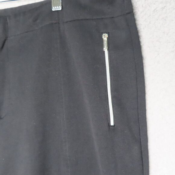 Ralph Lauren Active Pants XL Black Zipped Pockets Straight Leg Cotton Trouser - Picture 3 of 9